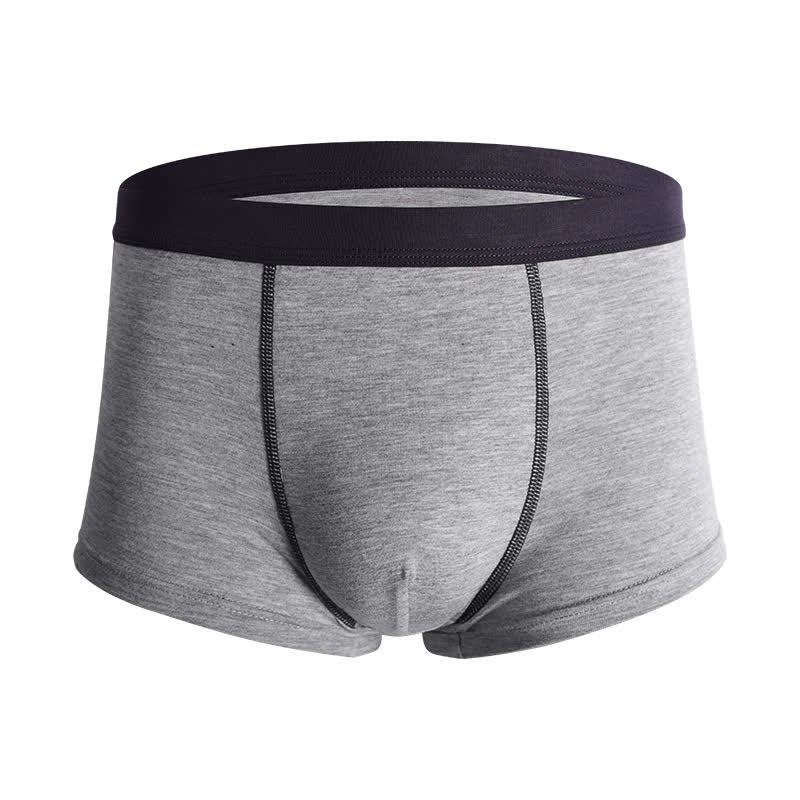 Lot de 6 boxers grande taille à motif mouche uni - Gris - 7XL - image 1