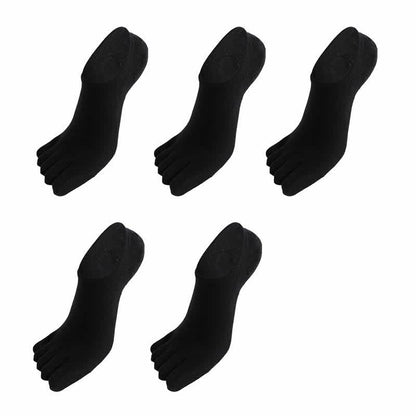 Chaussettes antibactériennes d'alignement à cinq orteils grande taille (5 paires)