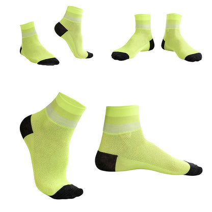 Chaussettes courtes respirantes couleur bonbon