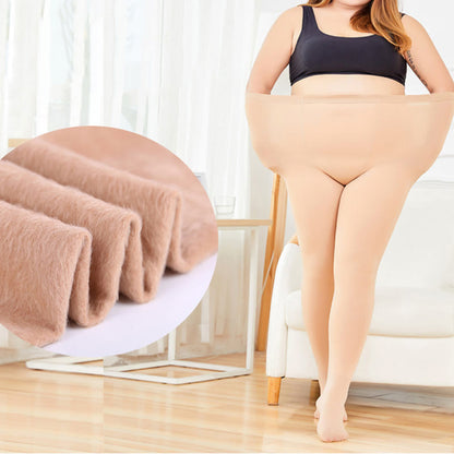 Collants polaires grande taille (2 paires) - À pieds - Nu - Convient aux personnes de 99 à 198 lb - image 1