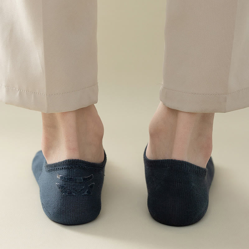 Chaussettes invisibles antidérapantes (5 paires) - image 10