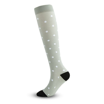 Chaussettes de compression cœur ruban gris (5 paires)