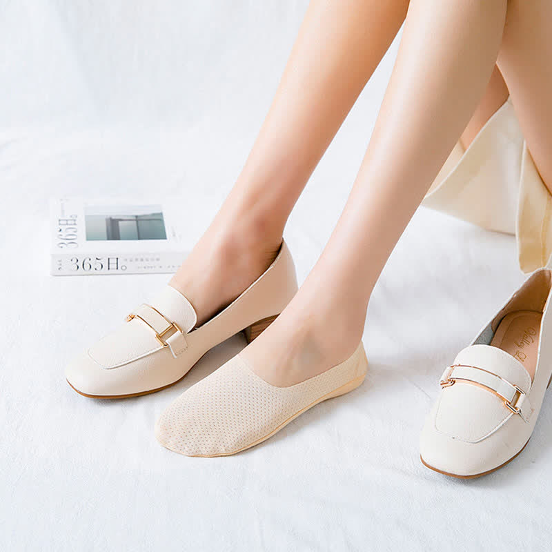 Chaussettes invisibles antidérapantes Plusock (5 paires) - image 8