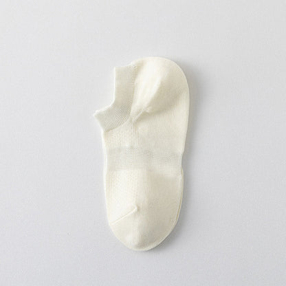 Chaussettes de cheville respirantes en maille Plusock (8 paires) - Blanc - EU35-40 (US5-7) - image 6