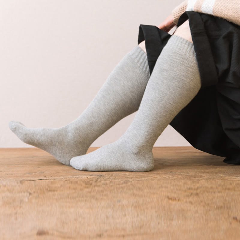 Chaussettes thermiques épaisses montantes jusqu'aux genoux (5 paires) - image 4