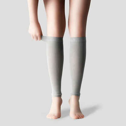 Chaussettes de compression unisexes Ice Silk Footless Cool - Gris - XL - image 26