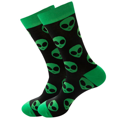Chaussettes tendance en coton pour Halloween (5 paires) - image 4