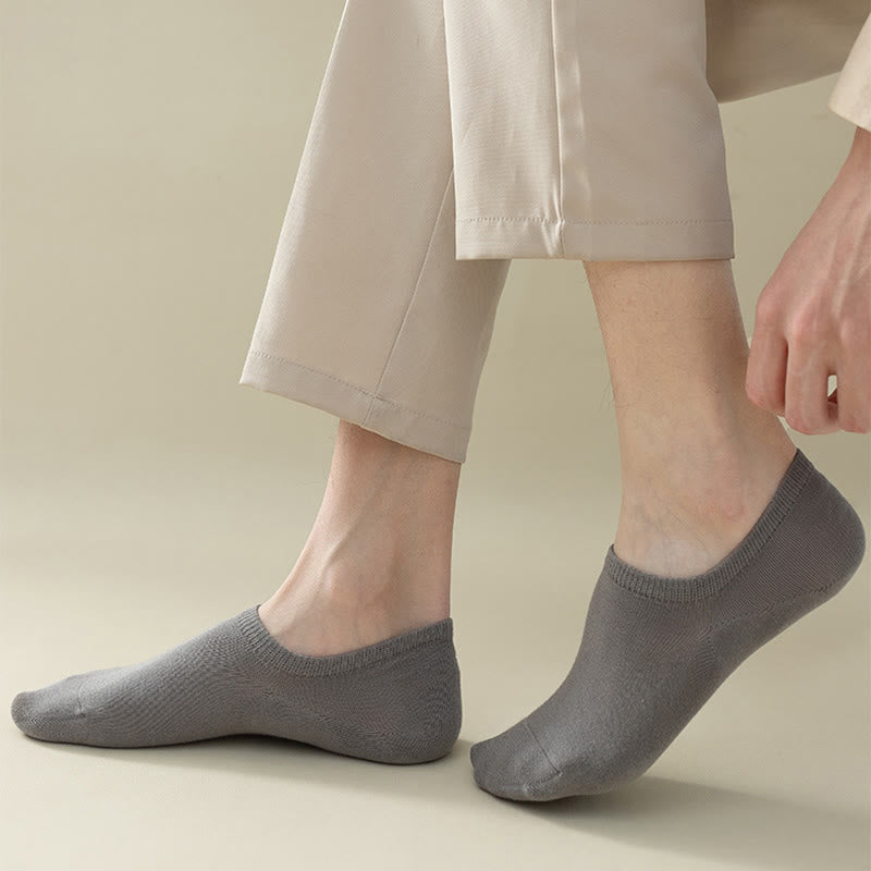 Chaussettes invisibles antidérapantes (5 paires) - image 8