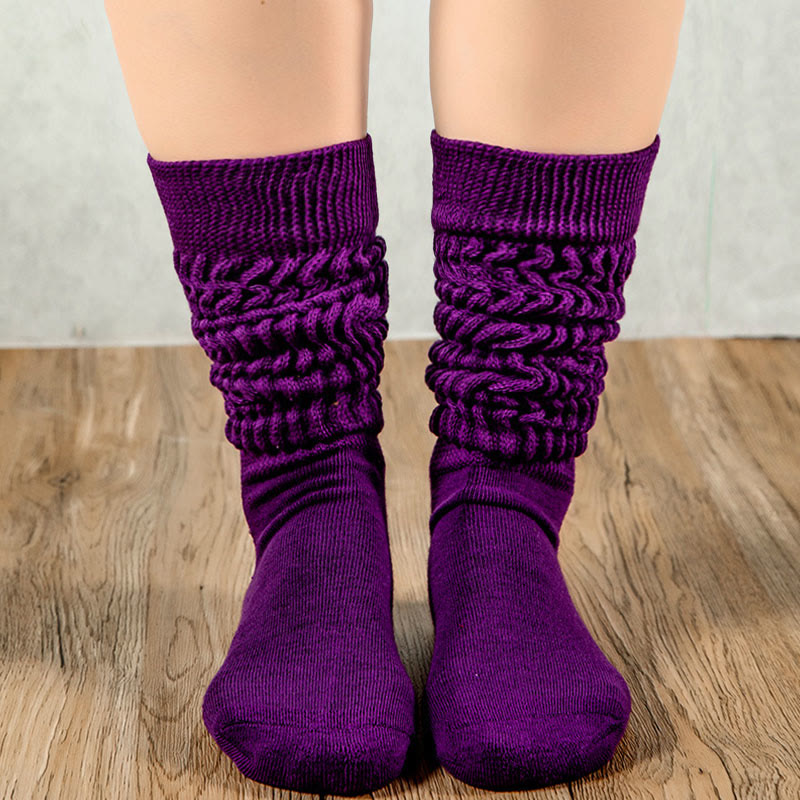 Chaussettes souples couleur bonbon (2 paires)