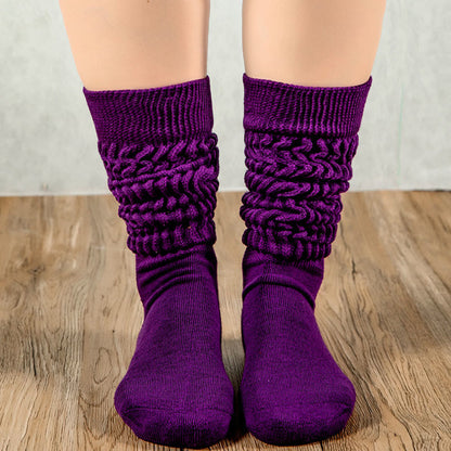 Chaussettes souples couleur bonbon (2 paires)