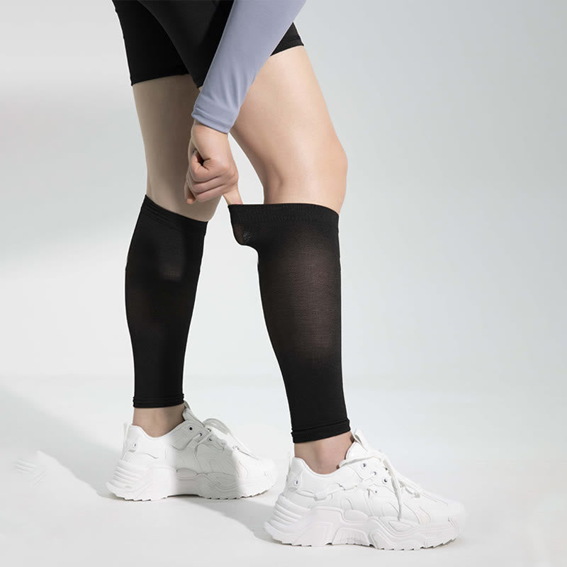 Chaussettes de compression unisexes Ice Silk Footless Cool - image 2