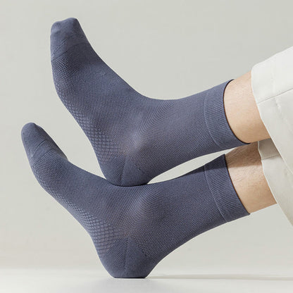 Chaussettes en maille de coton (5 paires) - image 6