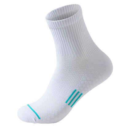 Chaussettes de compression Plusock multicolores à séchage rapide (12 paires) - Blanc - EU40-48 (US7-13) - image 9