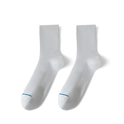Chaussettes mi-mollet confortables et unies (6 paires) - EU39-48 (US6-13) - Gris clair - image 4