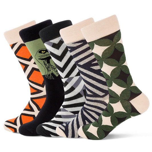 Chaussettes à motif dinosaure grande taille (5 paires)