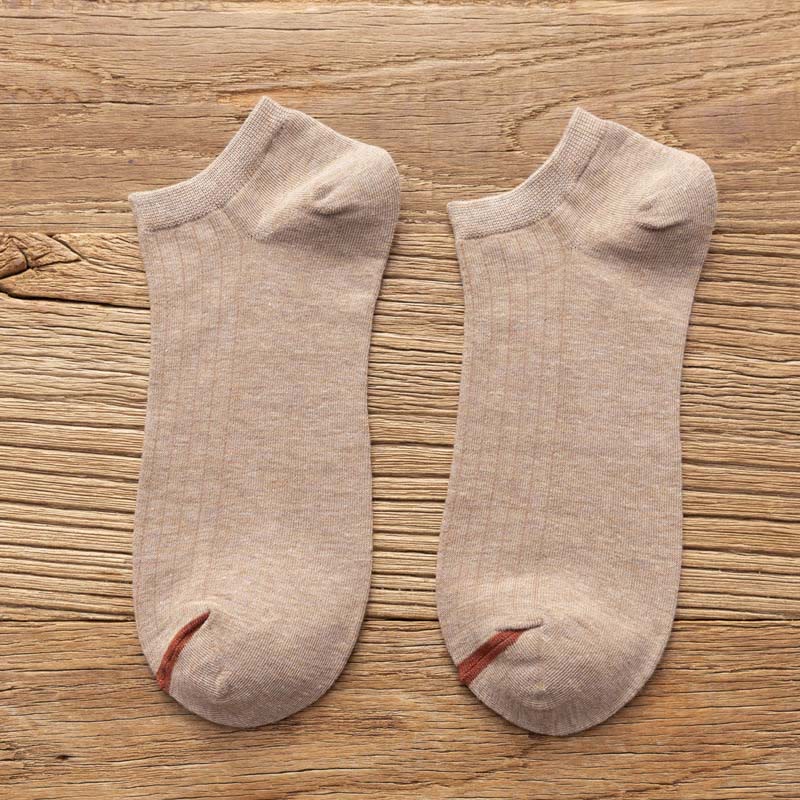 Chaussettes en coton rayées Plusock (3 paires) - 43-48 - Kaki - image 11