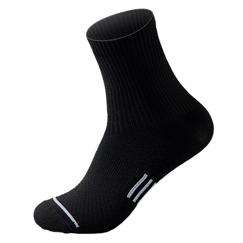 Chaussettes de compression Plusock multicolores à séchage rapide (12 paires) - Noir - EU40-48 (US7-13) - image 5