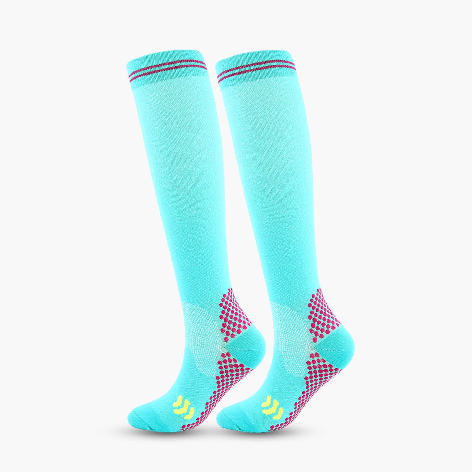 Chaussettes de compression hautes pour le sport (3 paires) - Bleu ciel - 2XL - image 13