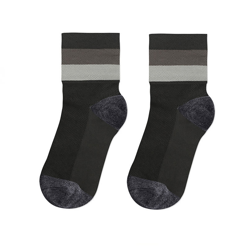 Chaussettes courtes respirantes couleur bonbon