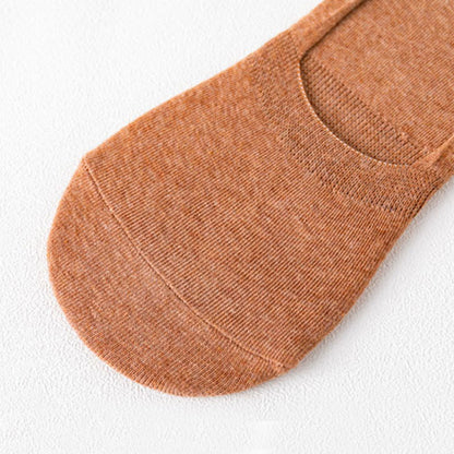 Chaussettes invisibles antidérapantes (5 paires) - image 5