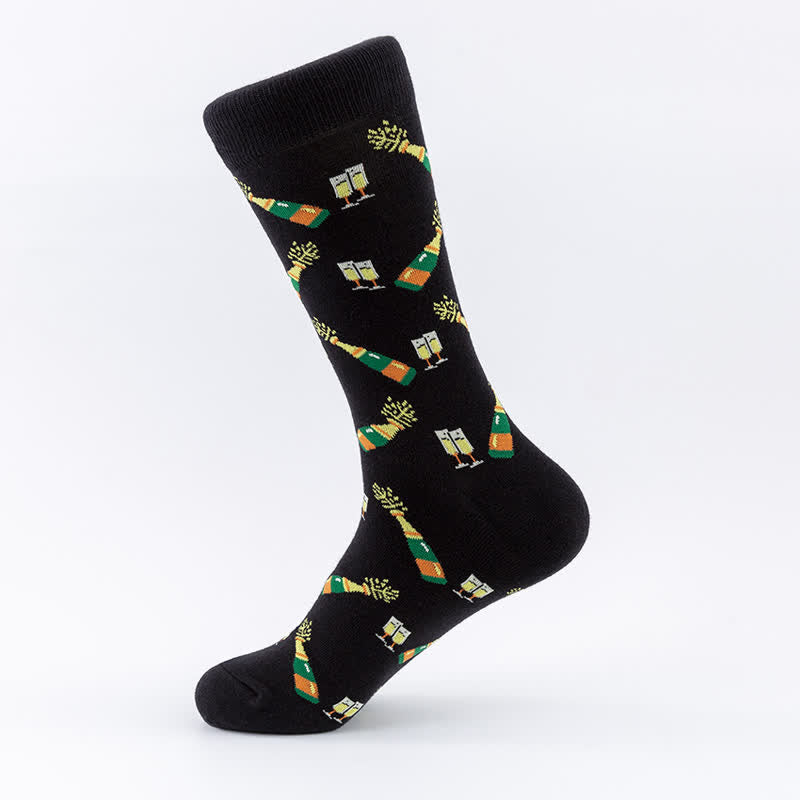Chaussettes d'intérieur en coton pour Halloween (5 paires) - image 2