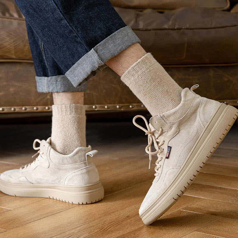 Chaussettes d'hiver épaisses, isolantes et chauffantes, grandes tailles (5 paires) - image 2