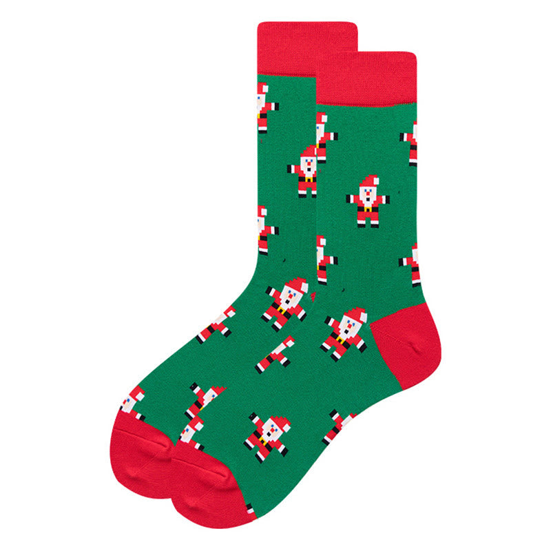 Chaussettes fantaisie extensibles de Noël Plusock (6 paires) - image 2