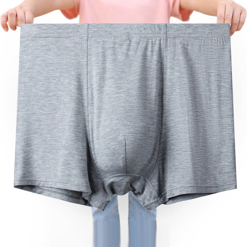 Boxer respirant taille haute grande taille (1 paquet)