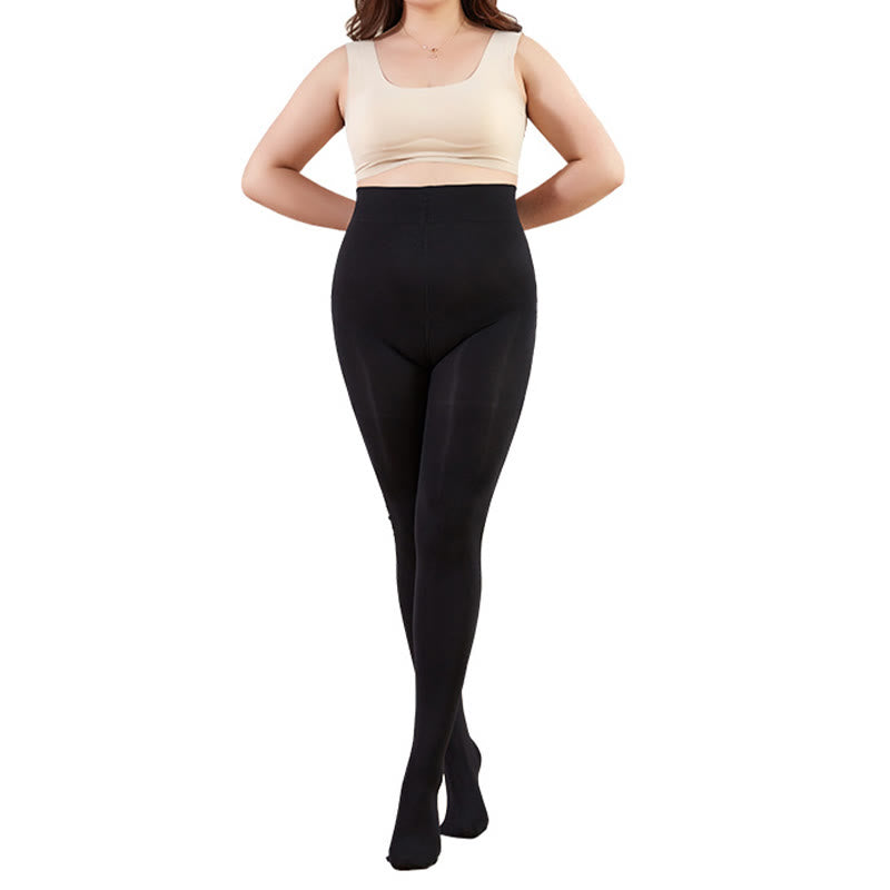 Collants taille haute grande taille (2 paires) - image 5
