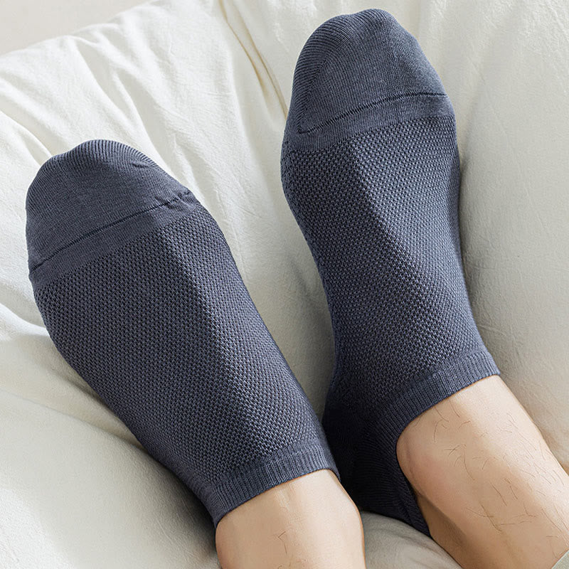 Chaussettes invisibles de massage en maille Plusock (5 paires) - image 7