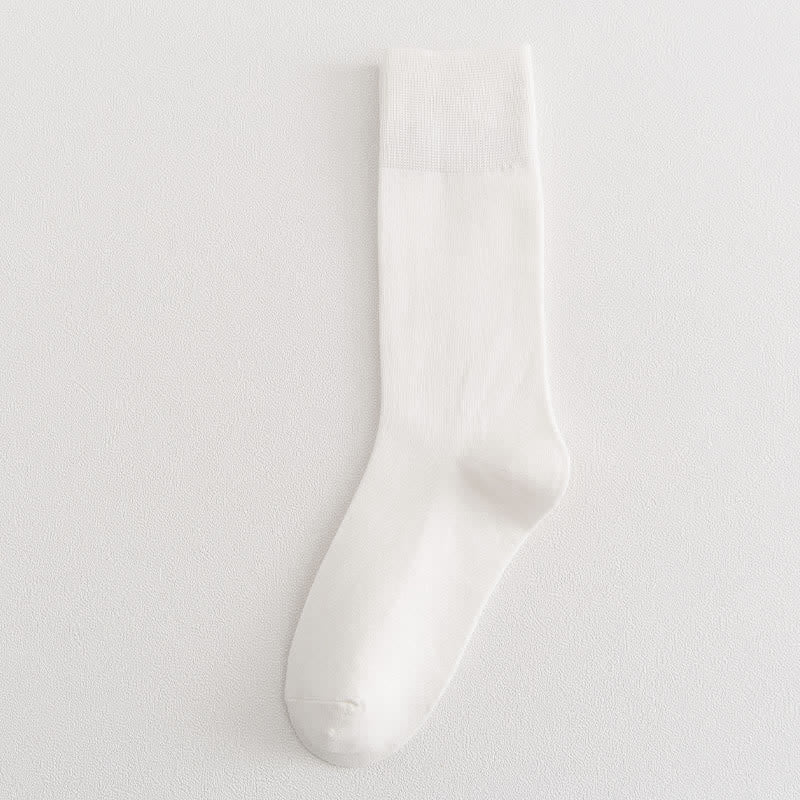 Chaussettes mi-mollet souples et résistantes Plusock (8 paires) - Blanc - EU35-39 (US4.5-8) - image 10