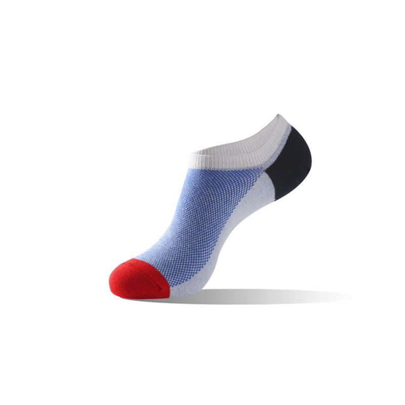 Chaussettes basses respirantes (6 paires) - Bleu - EU43-48 (US9-13) - image 5