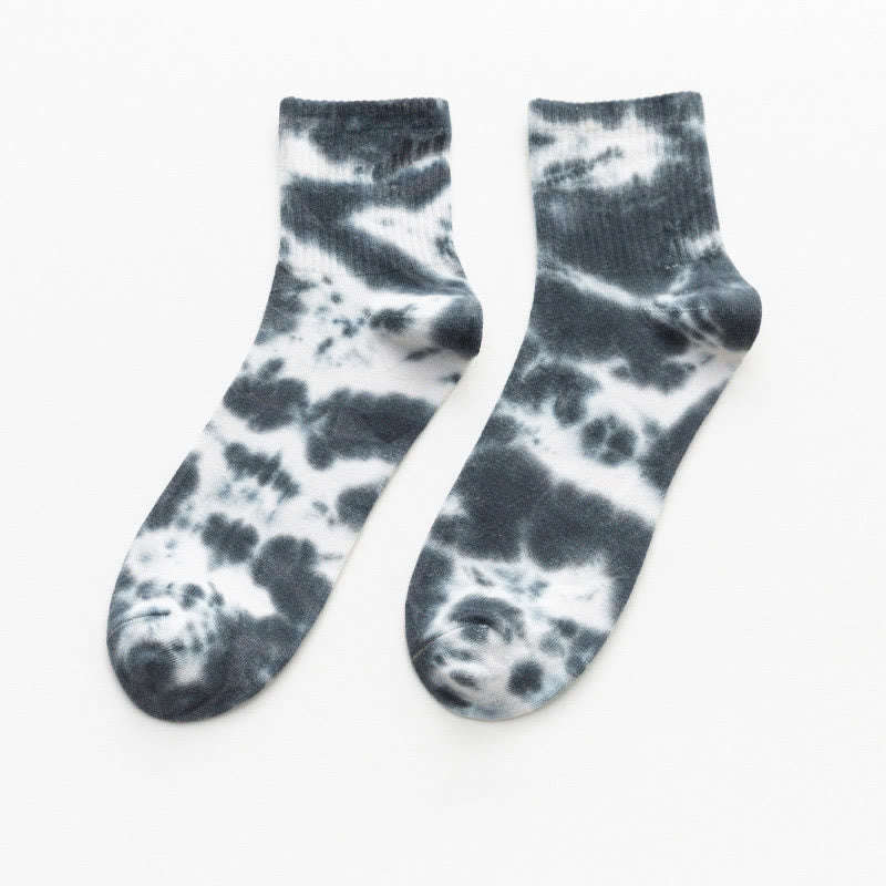 Chaussettes tie-dye quart de tour (5 paires) - image 8