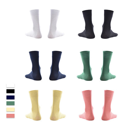 Chaussettes respirantes couleur bonbon (6 paires)