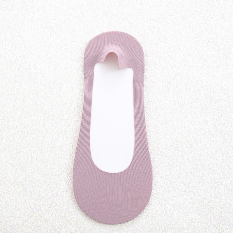 Chaussettes bateau 100% coton (7 paires) - Violet - EU41-45 (US9-13) - image 19