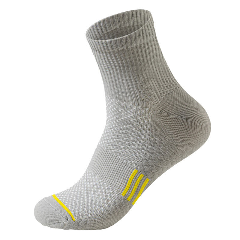 Chaussettes de compression Plusock multicolores à séchage rapide (12 paires) - Gris - EU40-48 (US7-13) - image 8