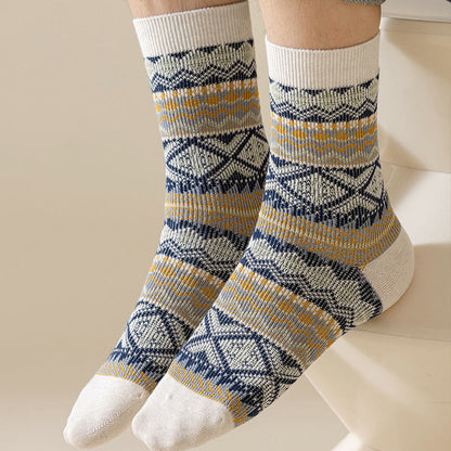 Chaussettes rétro respirantes mi-mollet (3 paires) - image 7