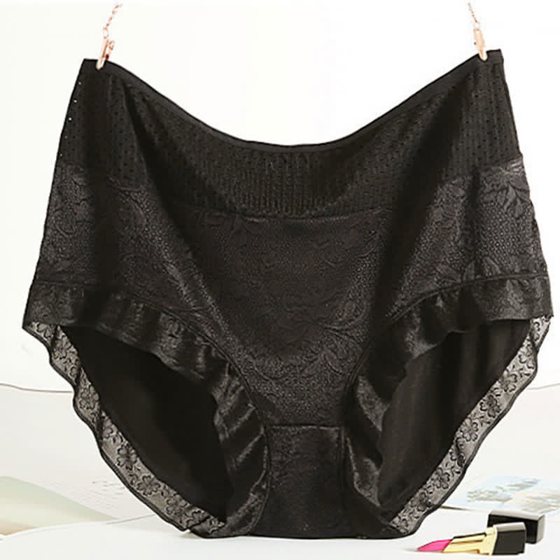 Culotte fine taille haute grande taille (5 paires)