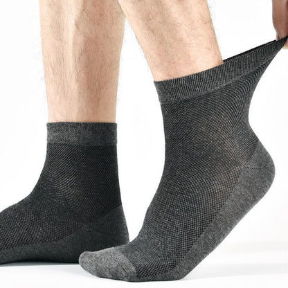 Chaussettes mi-mollet en maille grande taille (10 paires)