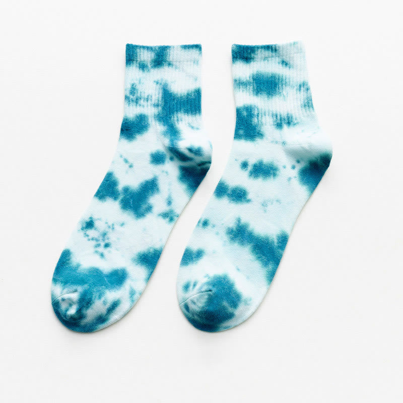 Chaussettes tie-dye quart de tour (5 paires) - image 12
