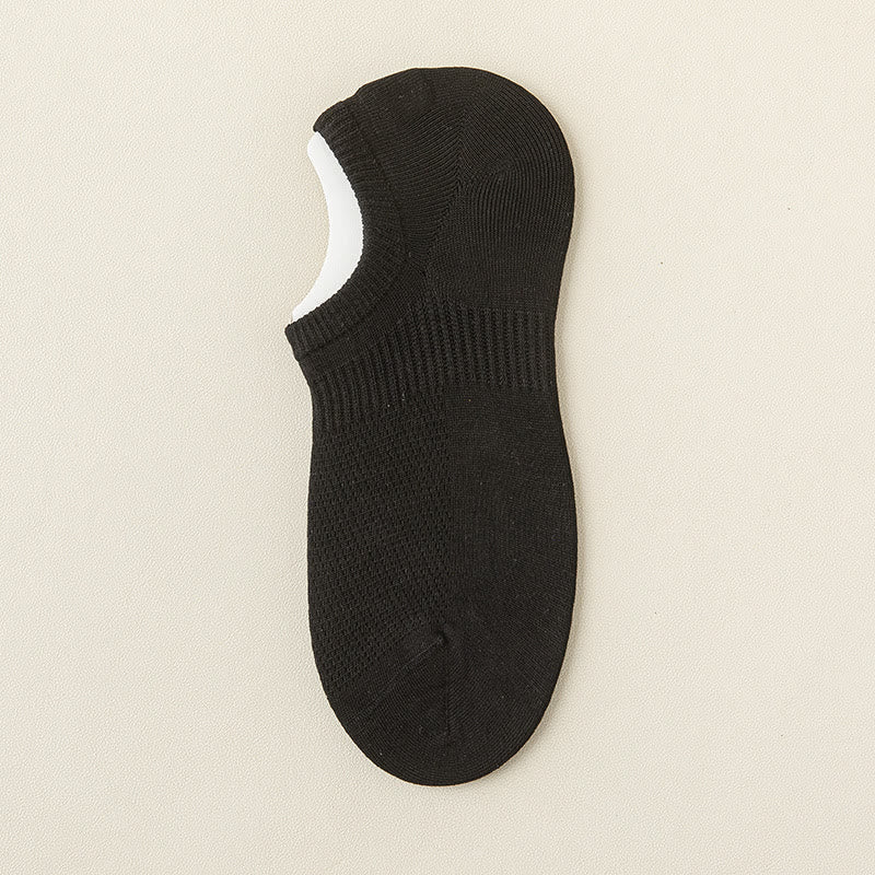 Chaussettes invisibles en coton mesh (5 paires) - Noir - EU39-46 (US5-12) - image 17