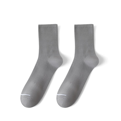 Chaussettes mi-mollet confortables et unies Plusock (6 paires) - EU39-48 (US6-13) - Gris foncé - image 6