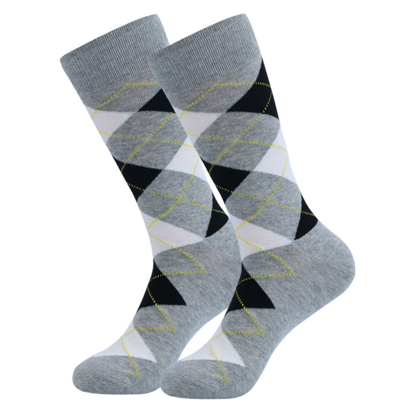 Chaussettes Plusock Dot Rhombus Crew (5 paires) - image 5