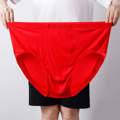 Culotte taille haute grande taille (1 paire) - Rouge - 8XL - image 9