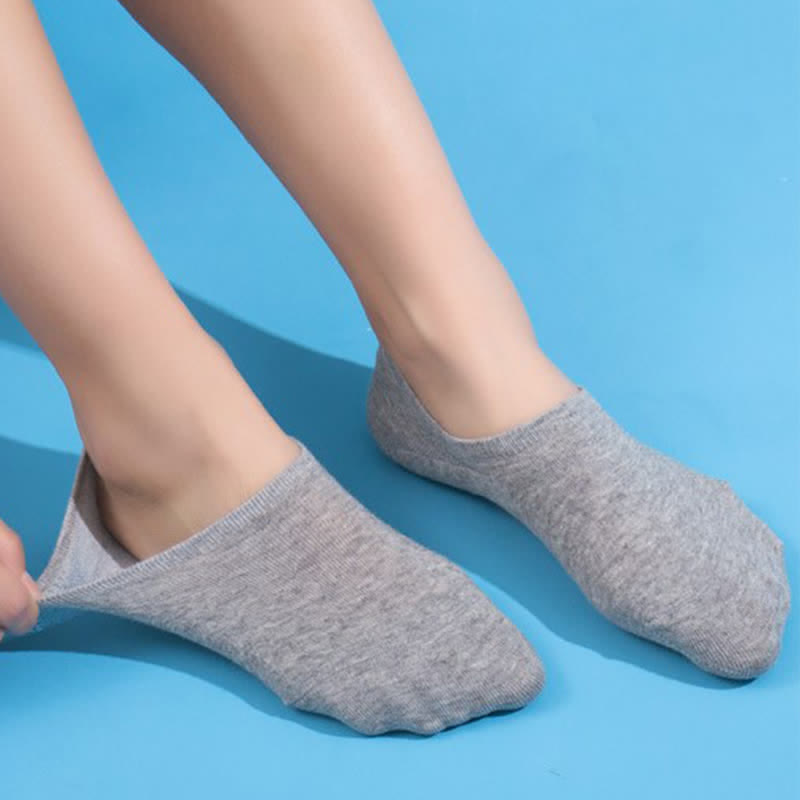 Chaussettes invisibles en coton antidérapant (4 paires) - image 7