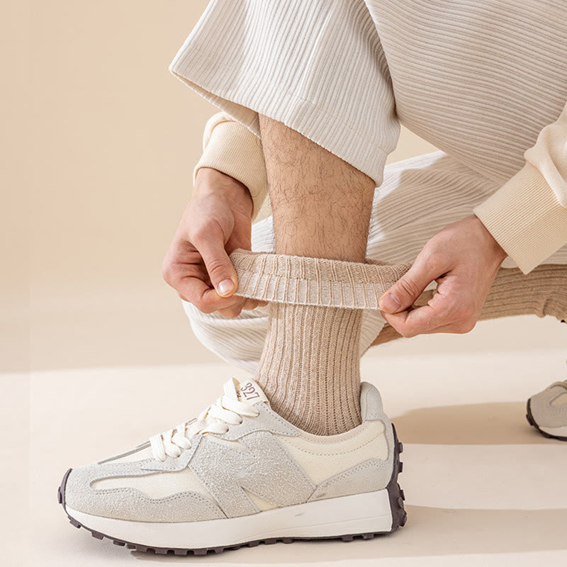 Chaussettes hautes unies grandes tailles (6 paires) - image 3