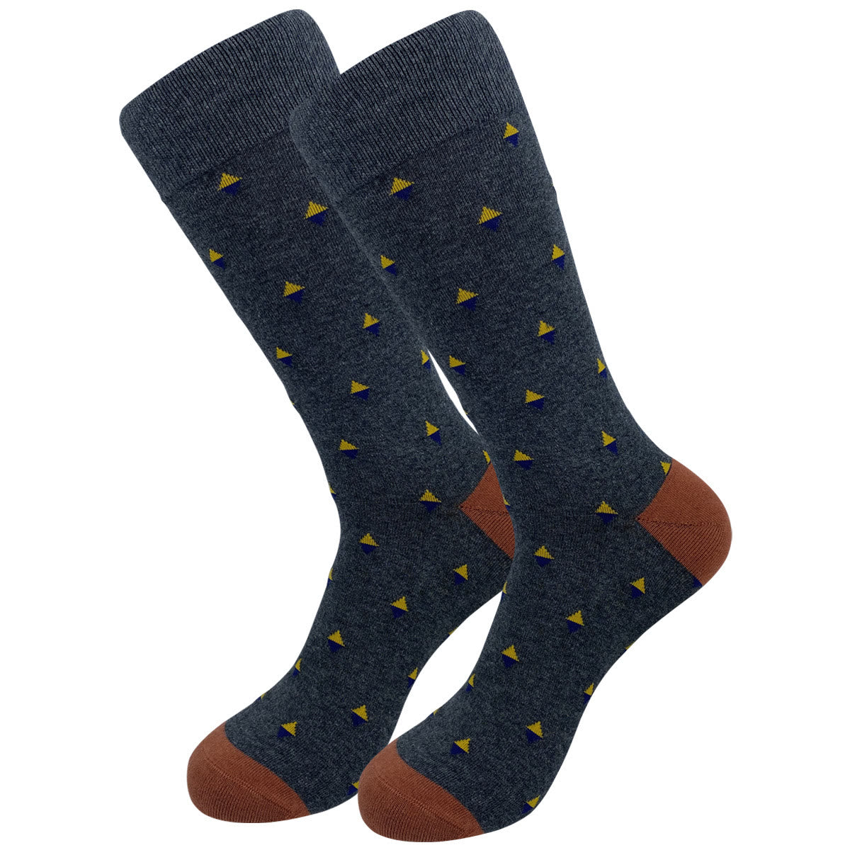 Chaussettes montantes à carreaux tendance (5 paires) - image 4