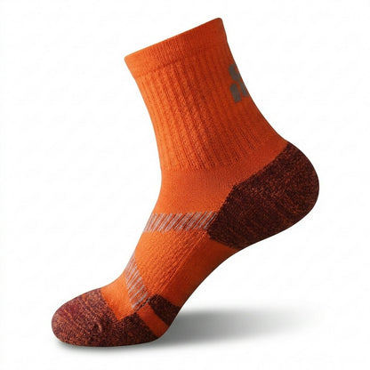 Chaussettes de compression Active Air Knit rembourrées (3 paires) - Qrange+Gris+Blanc - EU39-43(US6-9) - image 5