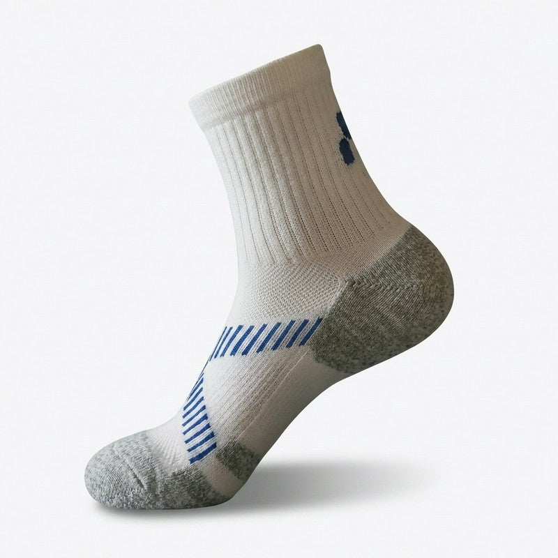 Chaussettes de compression Active Air Knit rembourrées (3 paires) - Blanc + Bleu clair + Bleu marine - EU39-43(US6-9) - image 3