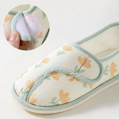 Chaussures en coton duveteux à motif marguerite ajustables - image 4